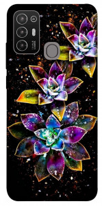 Чохол Flowers on black для ZTE Blade A52