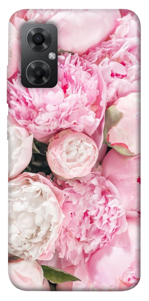 Чохол Pink peonies для Xiaomi Redmi Note 11R