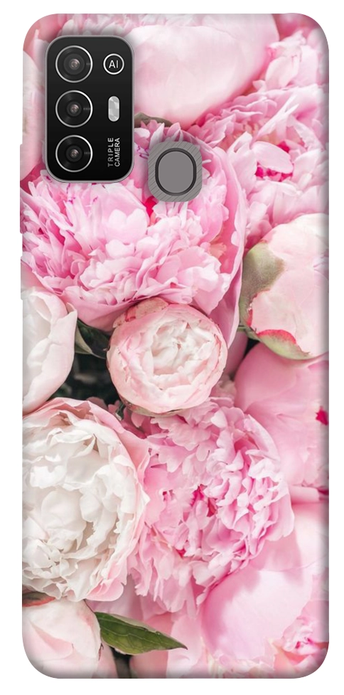 Чохол Pink peonies для ZTE Blade A52