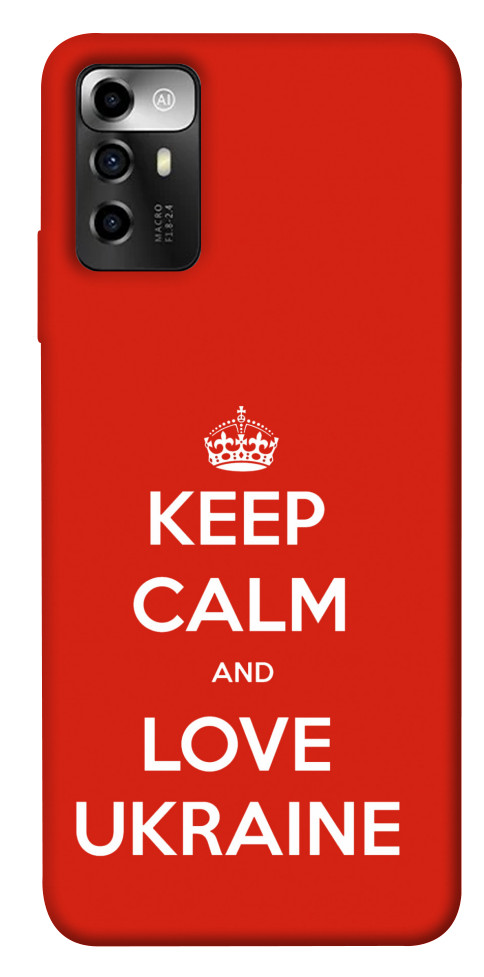 

Чехол Keep calm and love Ukraine для ZTE Blade A72 1563607