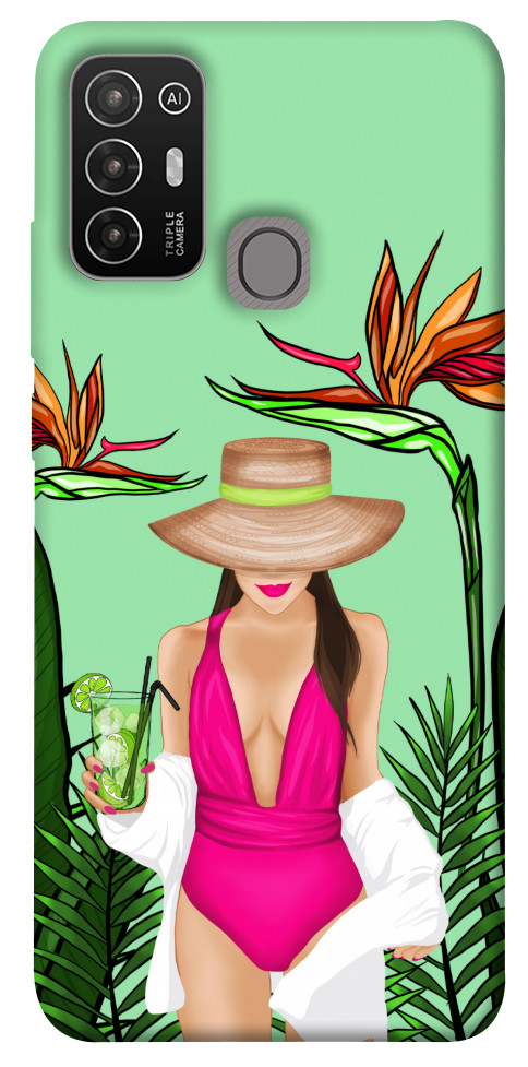 

Чехол Tropical girl для ZTE Blade A52 1564104