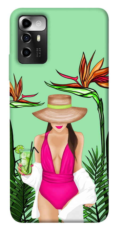 

Чехол Tropical girl для ZTE Blade A72 1564105