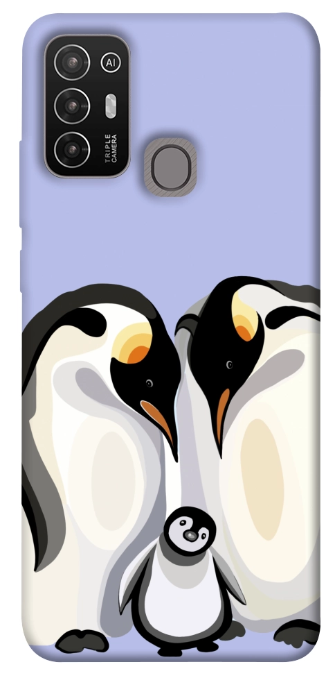 Чохол Penguin family для ZTE Blade A52