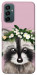 Чохол Raccoon in flowers для Galaxy M14 5G