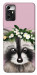 Чохол Raccoon in flowers для ZTE Blade A72