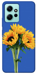 Чехол Bouquet of sunflowers для Xiaomi Redmi Note 12 4G