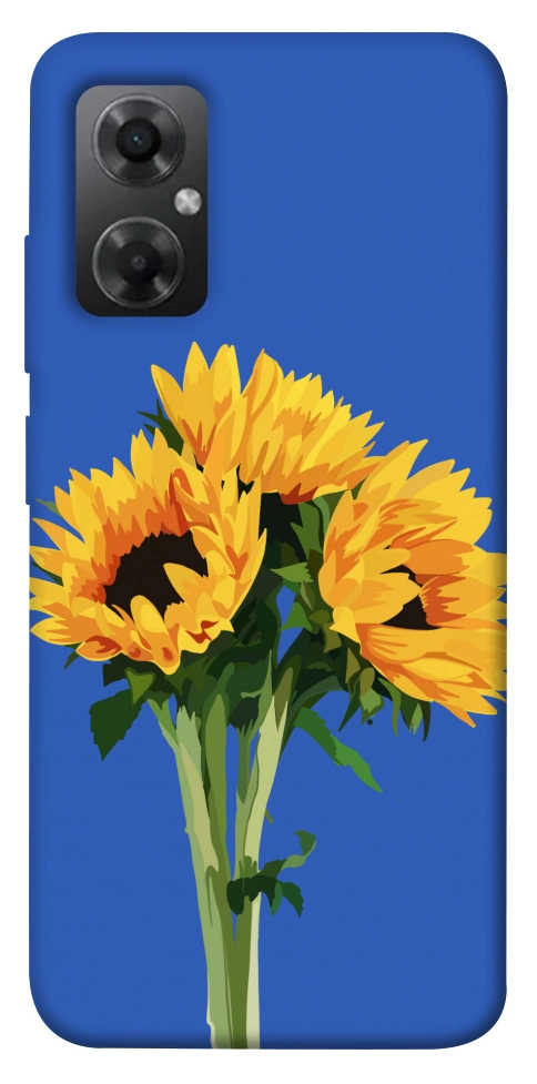 Чехол Bouquet of sunflowers для Xiaomi Redmi Note 11R