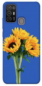 Чохол Bouquet of sunflowers для ZTE Blade A52