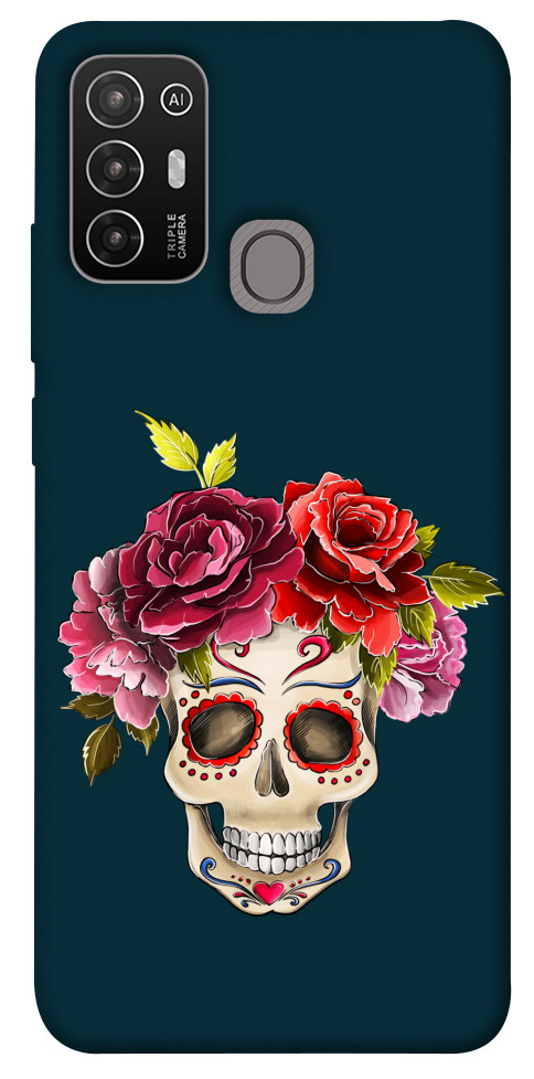 

Чехол Flower skull для ZTE Blade A52 1564890