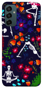 Чехол Yoga skeletons для Galaxy M14 5G