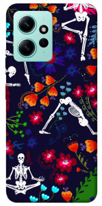 Чохол Yoga skeletons для Xiaomi Redmi Note 12 4G