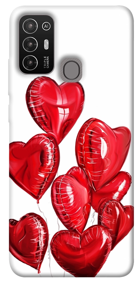 Чохол Heart balloons для ZTE Blade A52