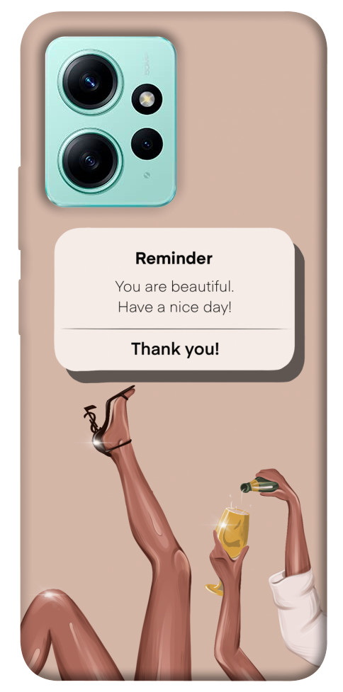 

Чохол Beautiful reminder для Xiaomi Redmi Note 12 4G 1565467