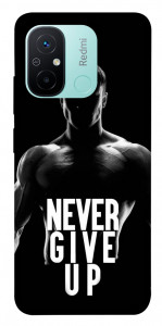 Чехол Never give up для Xiaomi Redmi 12C