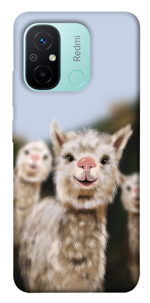 Чохол Funny llamas для Xiaomi Redmi 12C