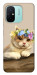 Чохол Cat in flowers для Xiaomi Redmi 12C