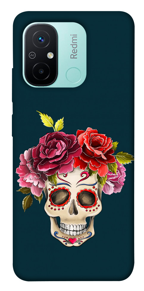 

Чехол Flower skull для Xiaomi Redmi 12C 1567810