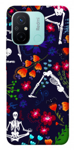 Чехол Yoga skeletons для Xiaomi Redmi 12C