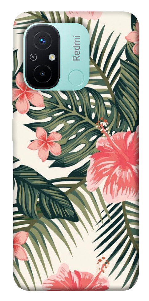 Чехол Tropic flowers для Xiaomi Redmi 12C