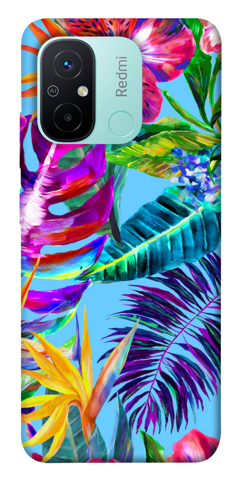 Чехол Watercolor flowers для Xiaomi Redmi 12C
