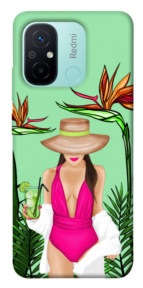 

Чехол Tropical girl для Xiaomi Redmi 12C 1568348