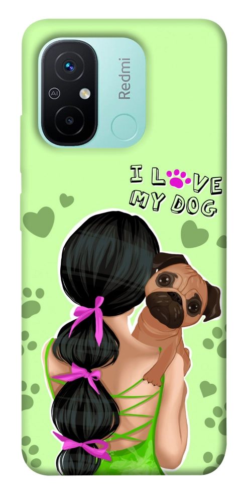 Чехол Love my dog для Xiaomi Redmi 12C