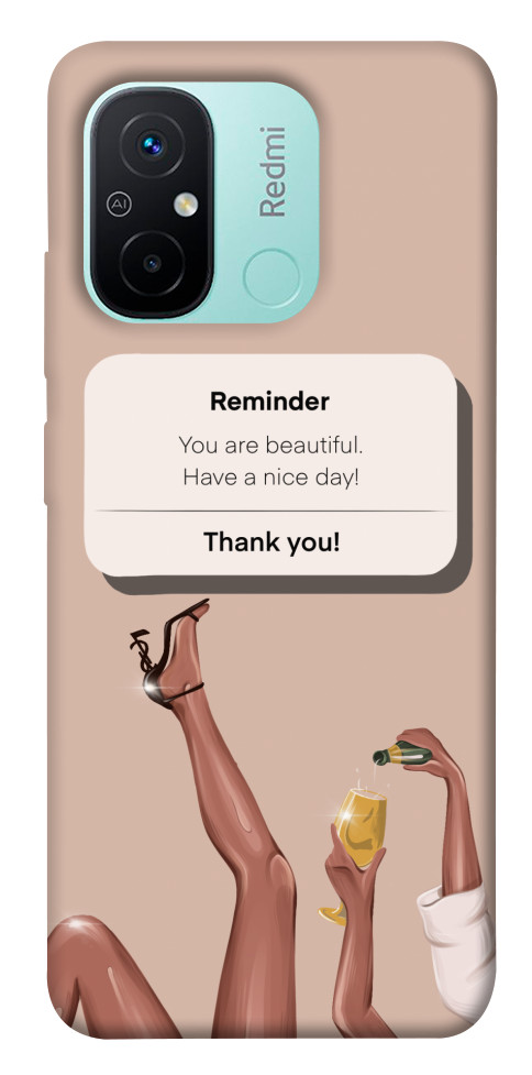 

Чехол Beautiful reminder для Xiaomi Redmi 12C 1568392