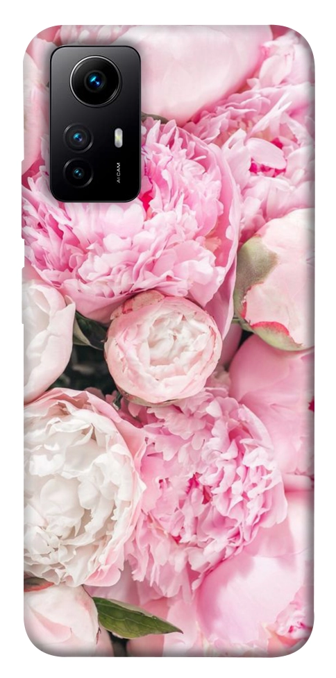 Чохол Pink peonies для Xiaomi Redmi Note 12S