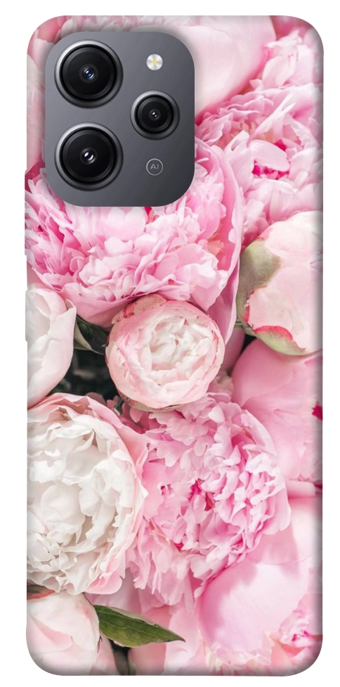 Чохол Pink peonies для Xiaomi Redmi 12