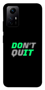 Чехол Don't quit для Xiaomi Redmi Note 12S