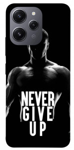 Чехол Never give up для Xiaomi Redmi 12