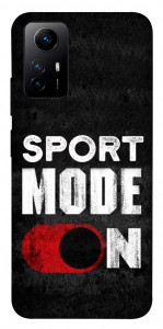 Чехол Sport mode on для Xiaomi Redmi Note 12S