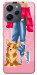 Чехол Girl and corgi для Xiaomi Redmi 12