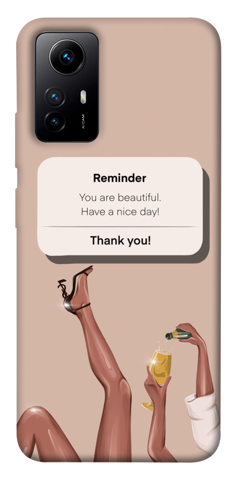 

Чехол Beautiful reminder для Xiaomi Redmi Note 12S 1593930