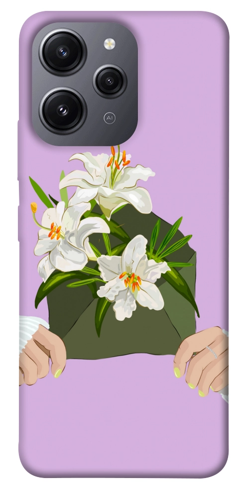 Чехол Flower message для Xiaomi Redmi 12