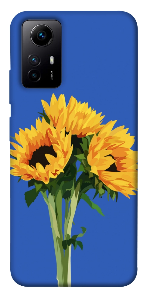 Чохол Bouquet of sunflowers для Xiaomi Redmi Note 12S