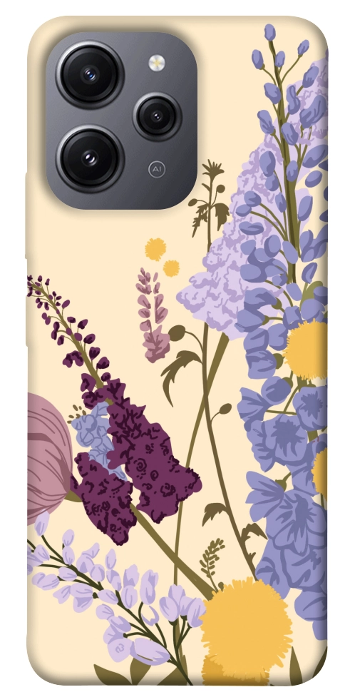 Чехол Flowers art для Xiaomi Redmi 12