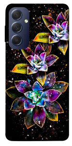 Чехол Flowers on black для Galaxy M54 5G
