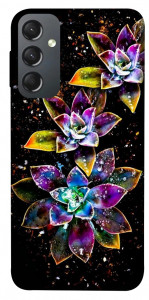 Чохол Flowers on black для Galaxy A24 4G