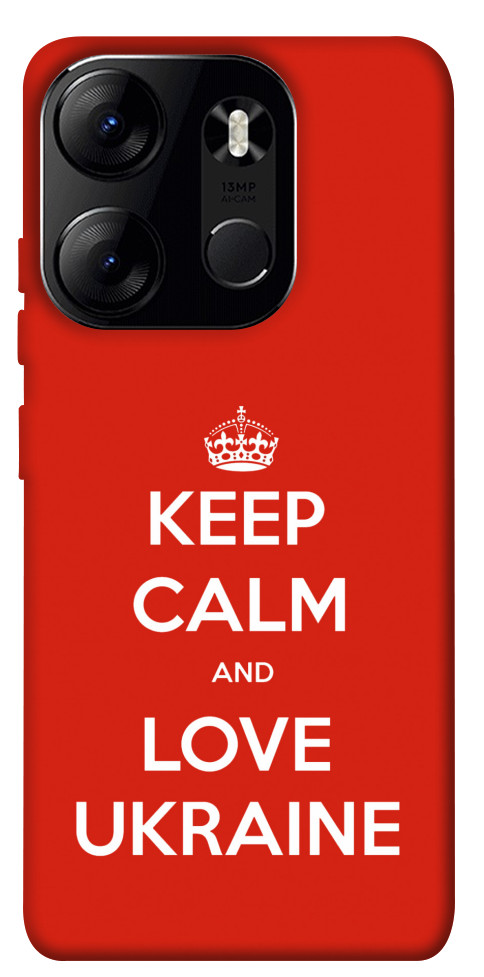 

Чехол Keep calm and love Ukraine для Tecno Spark Go 2023 1595059