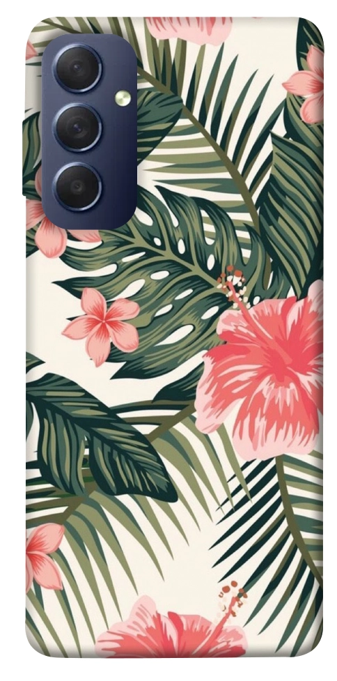 Чехол Tropic flowers для Galaxy M54 5G