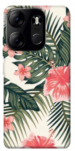 Чехол Tropic flowers для Tecno Spark Go 2023