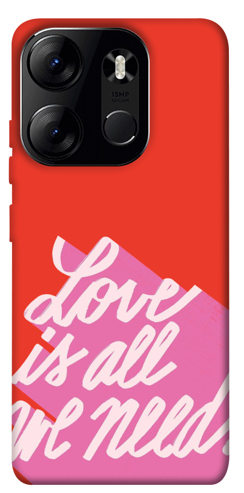 

Чохол Love is all need для Tecno Spark Go 2023 1595386