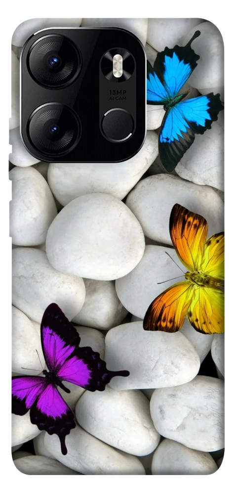 Чехол Butterflies для Tecno Spark Go 2023