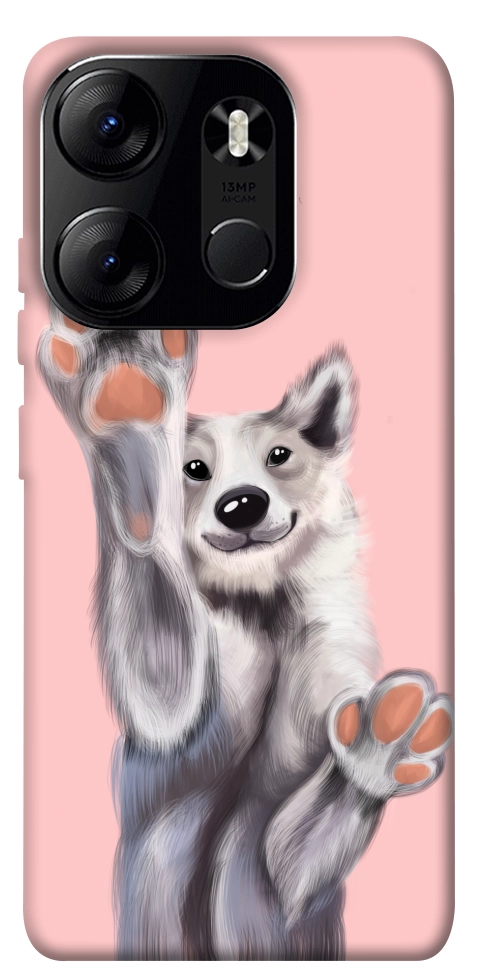 Чехол Cute dog для Tecno Spark Go 2023