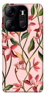 Чехол Floral motifs для Tecno Spark Go 2023