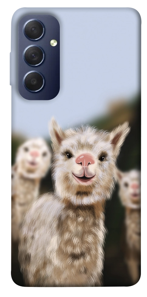 Чехол Funny llamas для Galaxy M54 5G