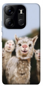 Чехол Funny llamas для Tecno Spark Go 2023