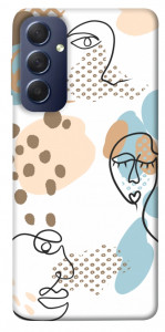 Чехол Face pattern для Galaxy M54 5G