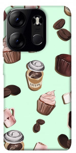 Чехол Coffee and sweets для Tecno Spark Go 2023